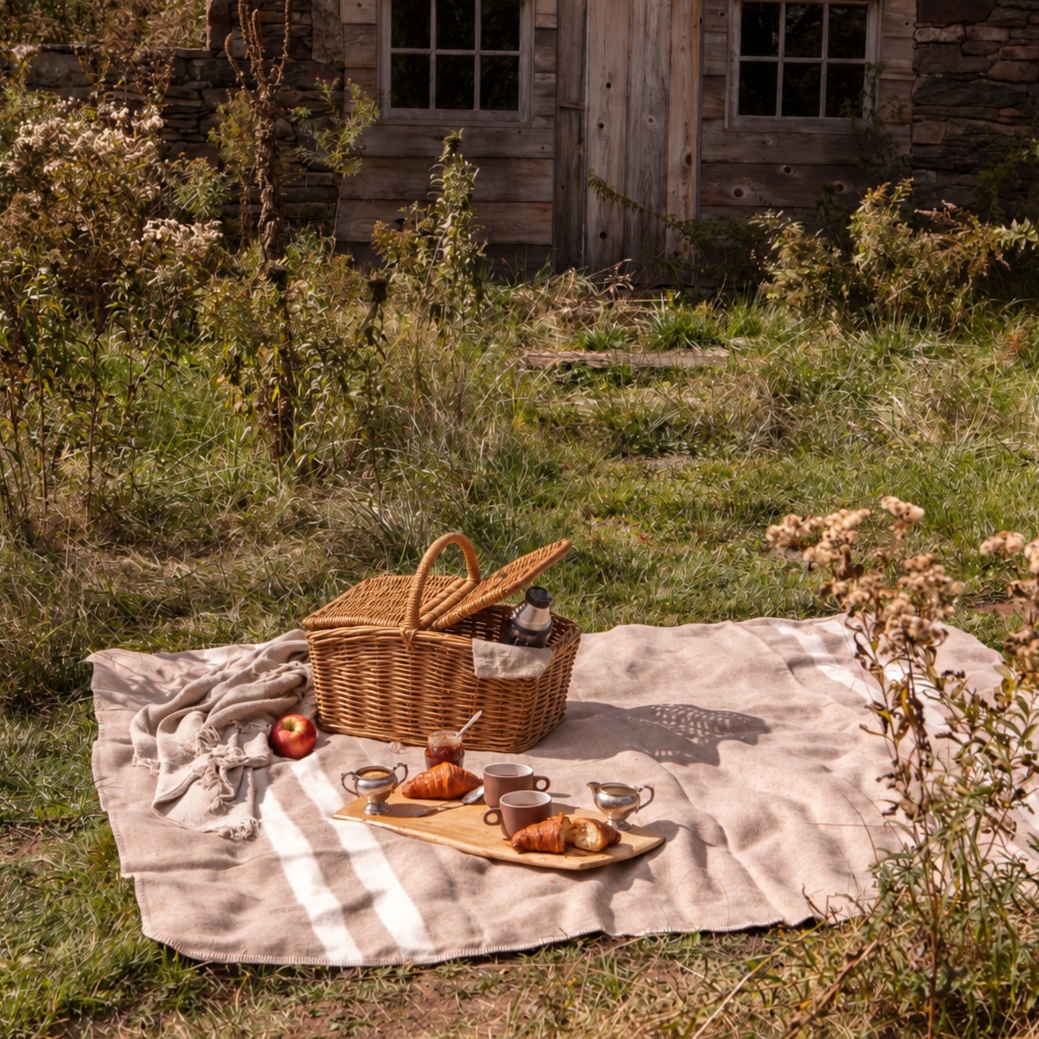 Hudson Woven Picnic Basket- Number 2