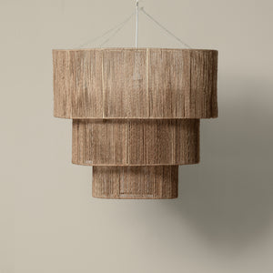 3 Tier Jute Chandelier