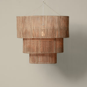 3 Tier Jute Chandelier