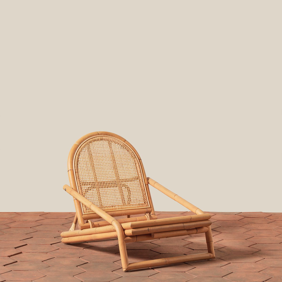 Montauk Folding Rattan Chair