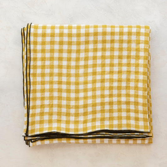 MADRE Tablecloth in Marigold Gingham