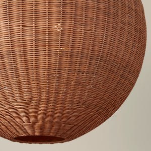 Miramar Rattan Round Chandelier