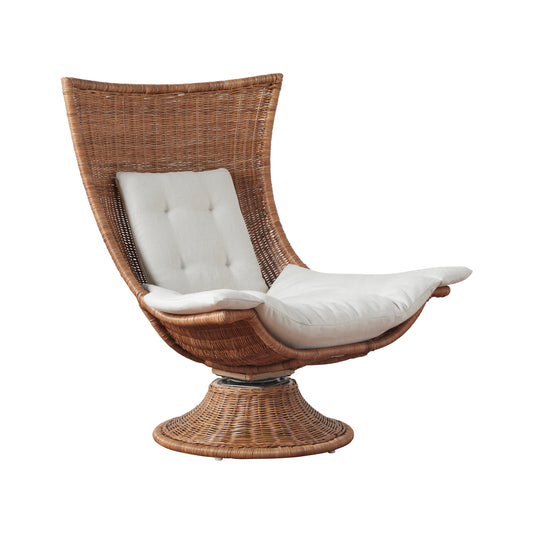 Healdsburg Wicker Swivel Chair - Open Box
