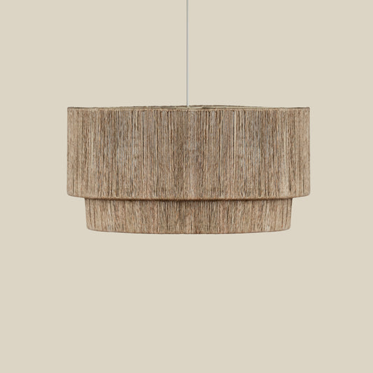 Cocktail 2 Tier Jute Pendant