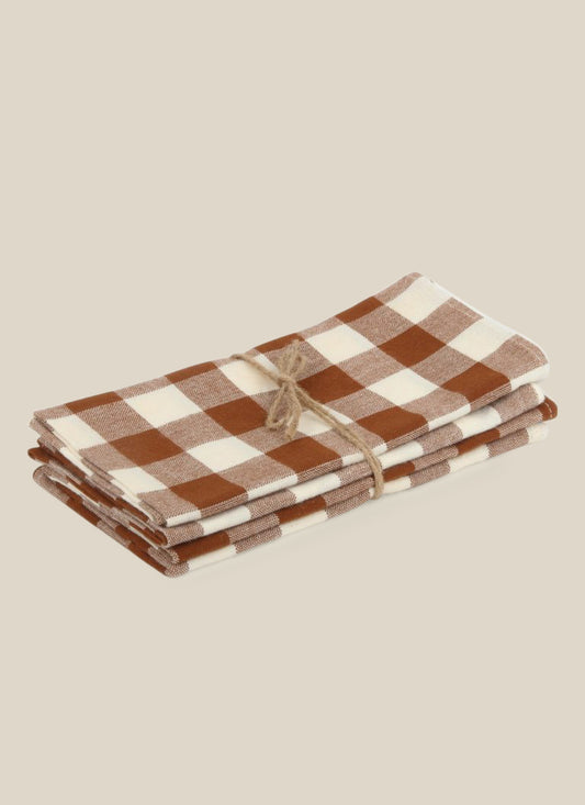 Heather Taylor Home Gingham Napkins, Set of 4