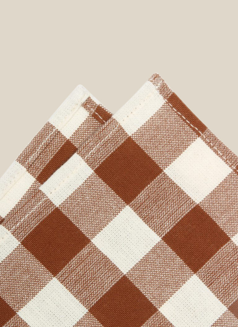 Heather Taylor Home Gingham Napkins, Set of 4