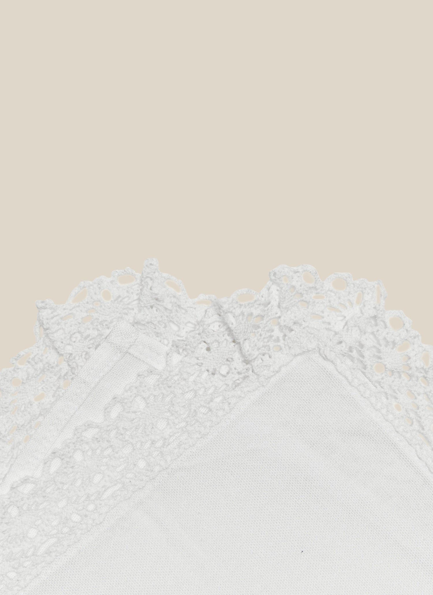 Heather Taylor Home White Lace Napkins, Set of 4