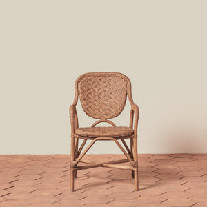 portofino arm chair in brown