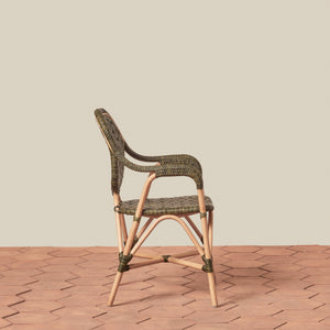 portofino arm chair in green