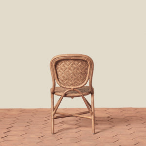 portofino side chair in brown