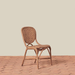 portofino side chair in brown