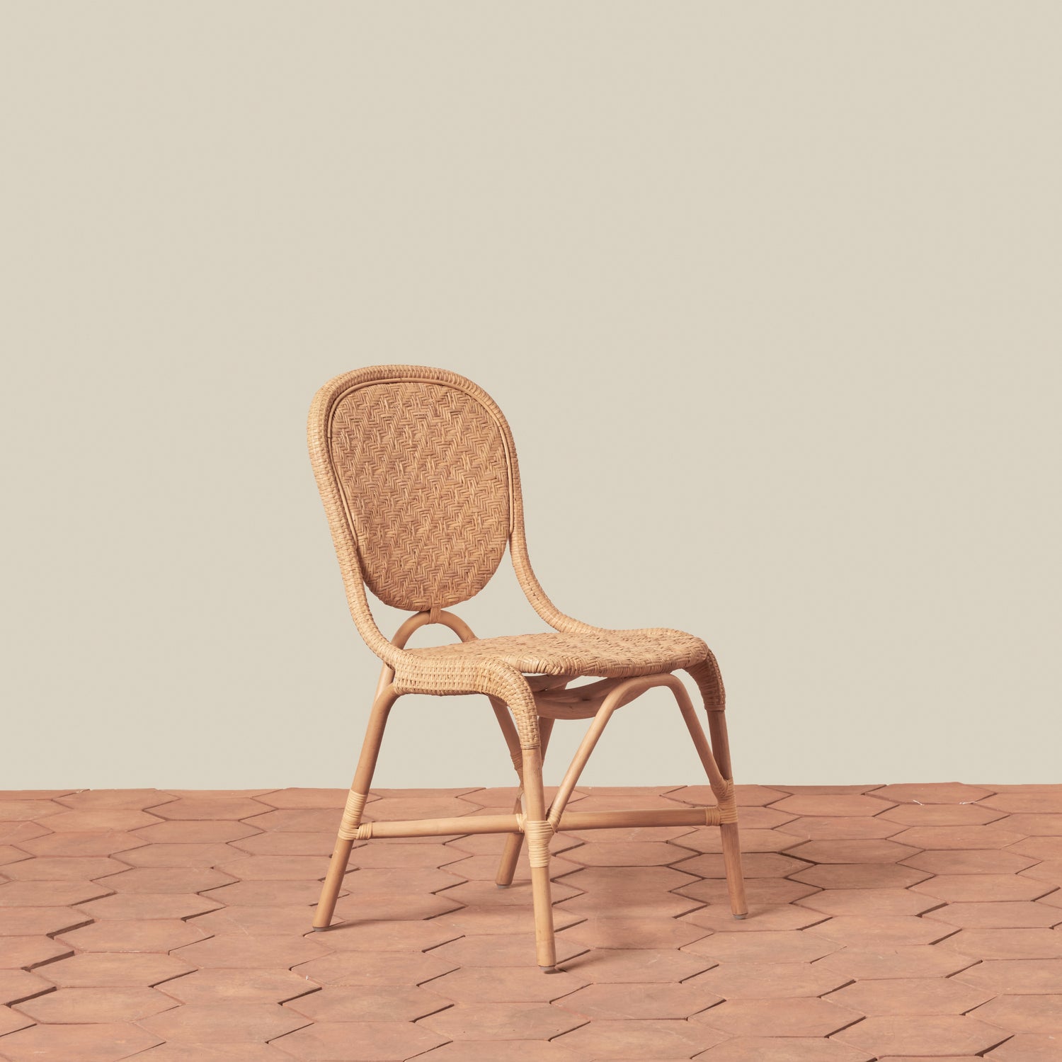 portofino side chair in natural