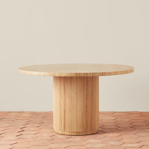 gabriella round dining table front