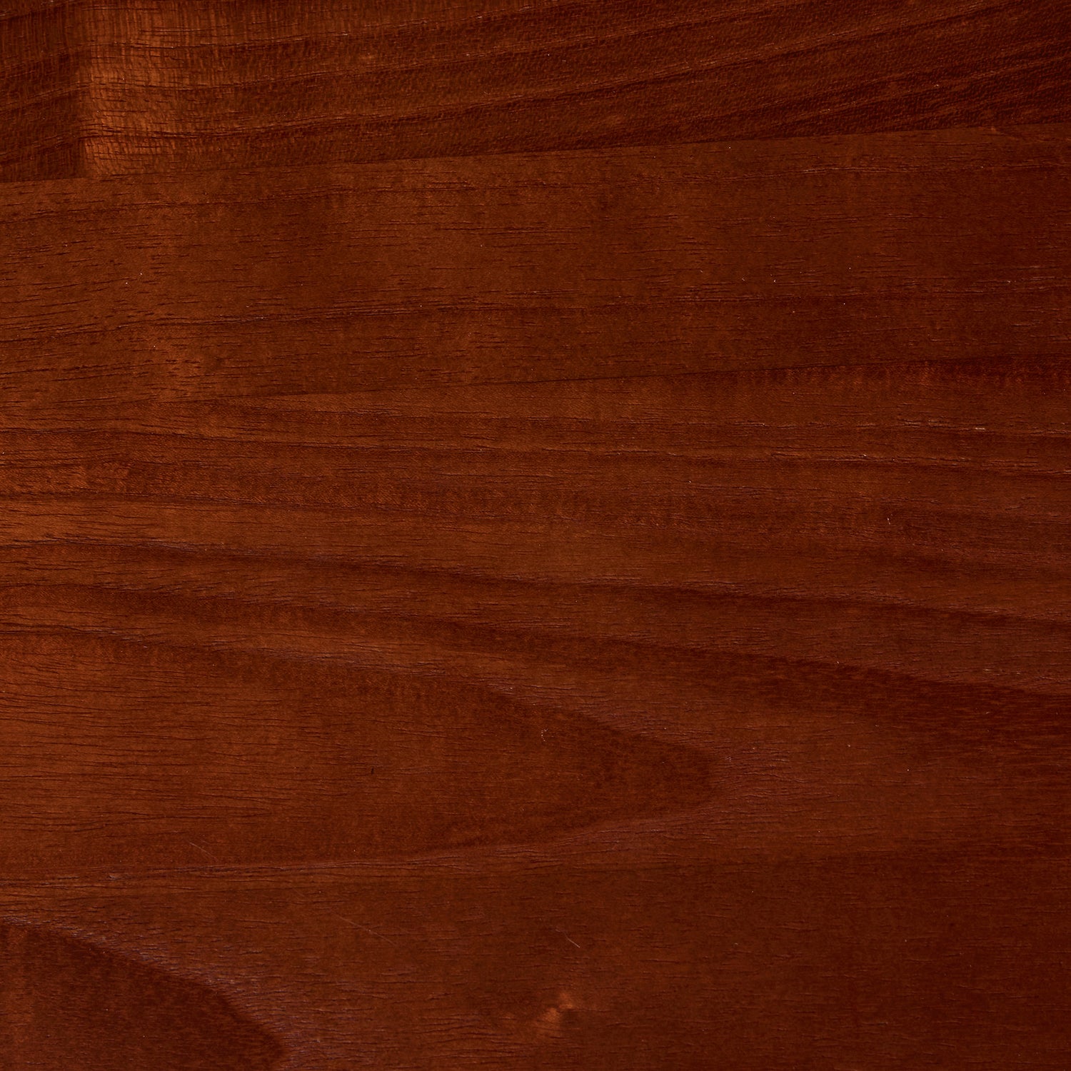 A close-up of a dark reddish-brown wood grain texture with visible natural patterns and tonal variation.- Number 5