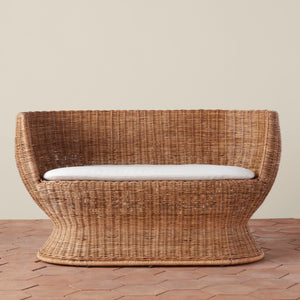 siena woven settee front
