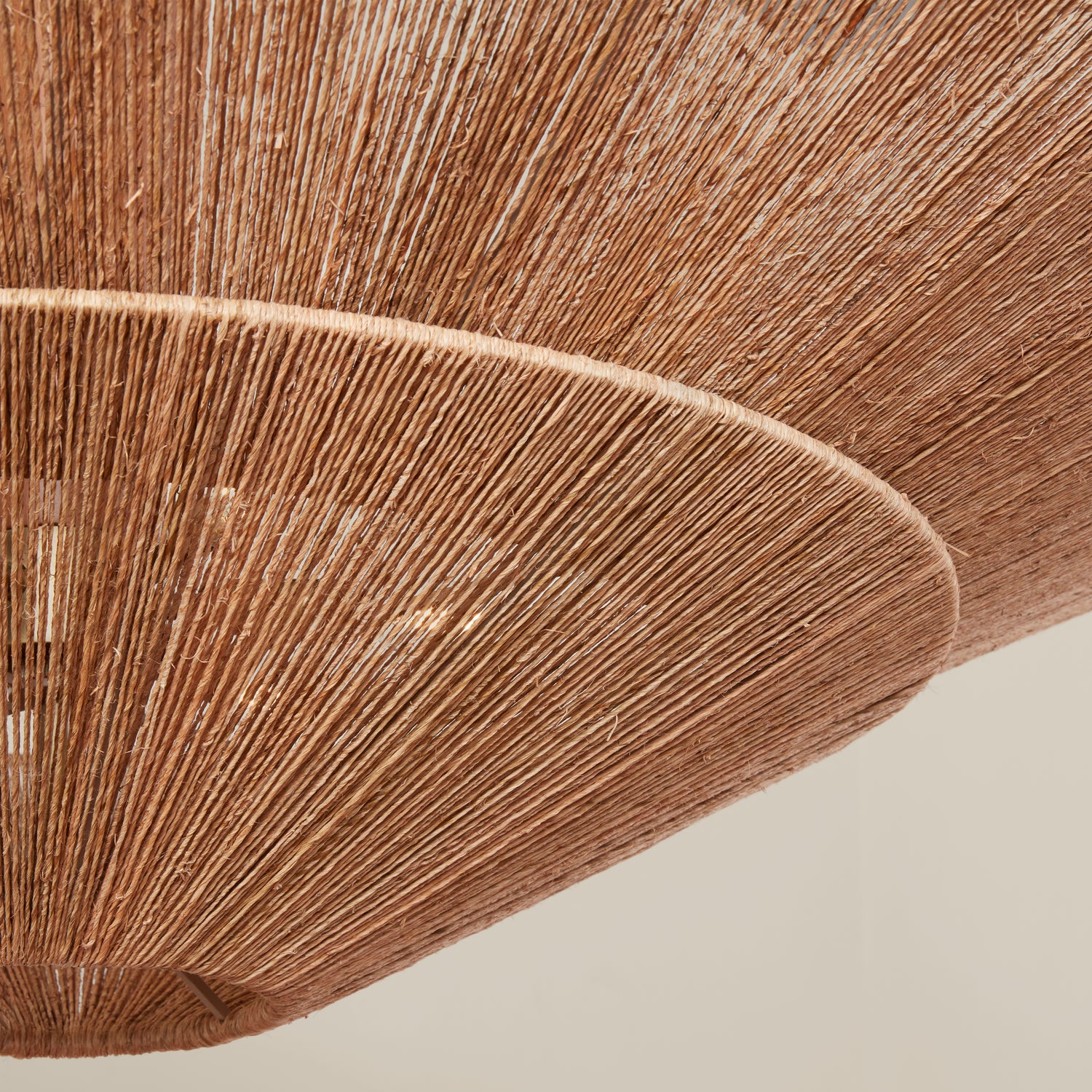 Condesa Jute Chandelier Detail