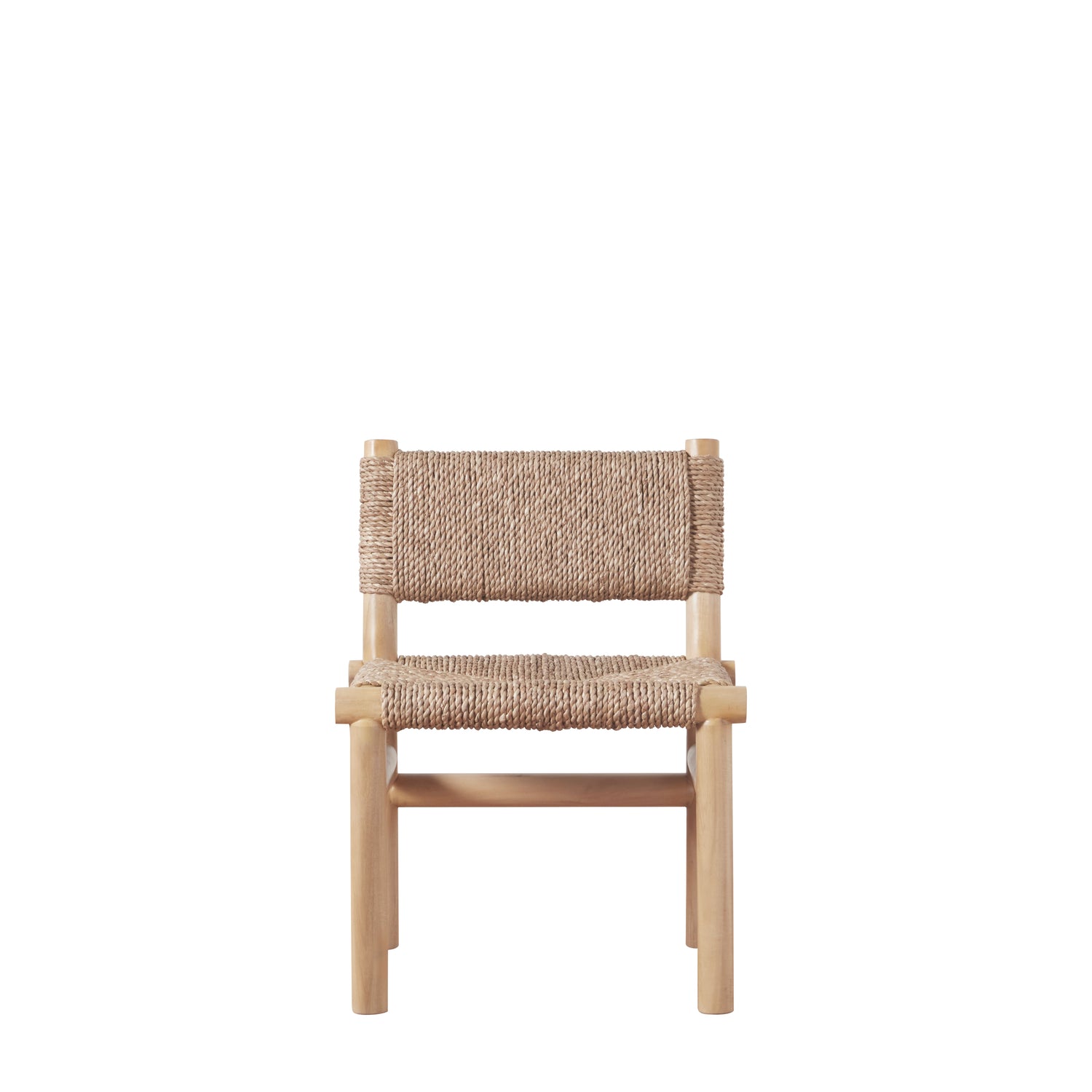 Chair with woven seat and backrest on a white background- Number 2