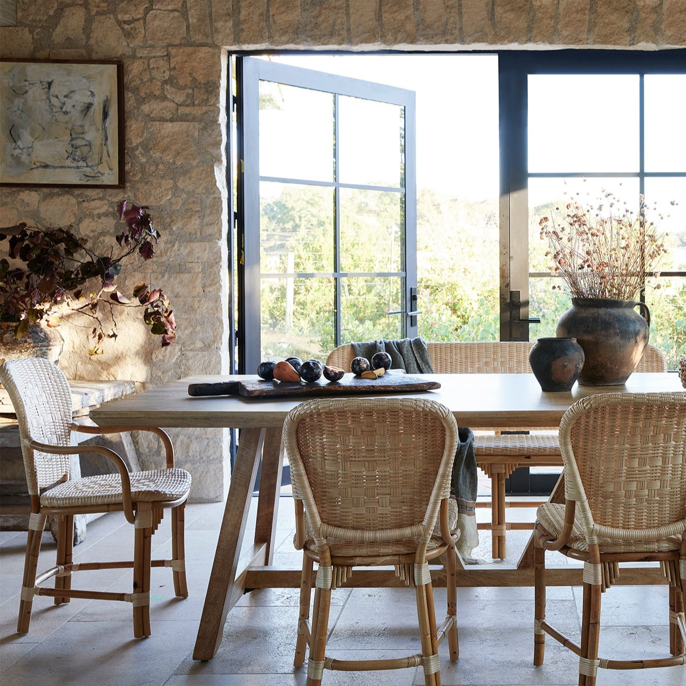 Kelmscott Farmhouse Dining Table in Grey