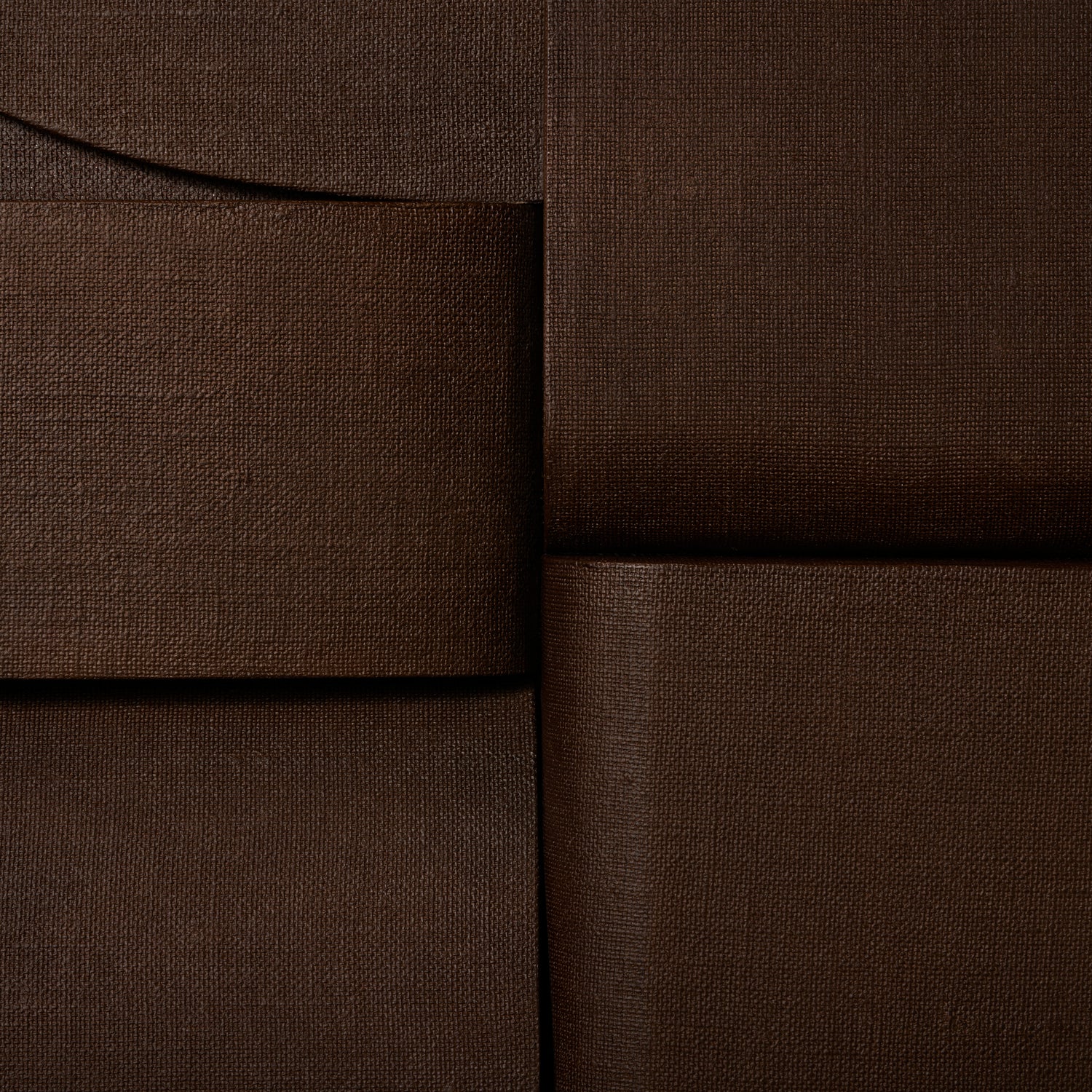 Close-up of brown fabric with a subtle texture- Number 9