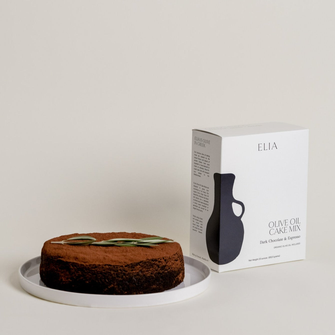 ELIA Dark Chocolate & Espresso Olive Oil Cake Mix