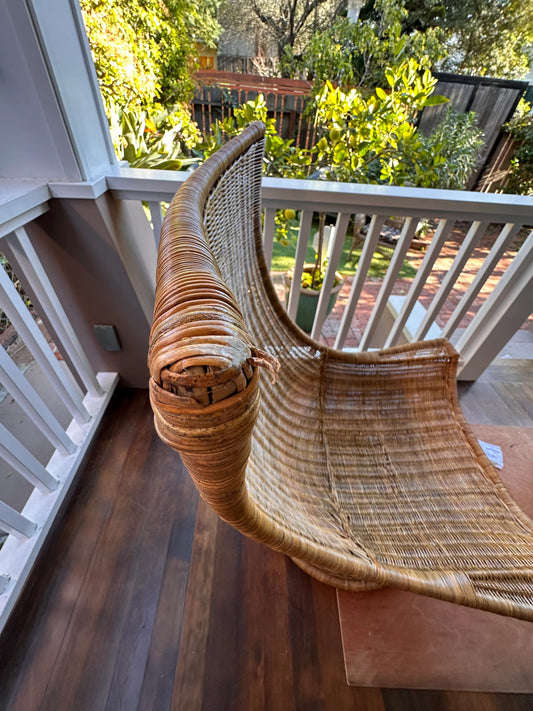 Healdsburg Wicker Swivel Chair - Open Box - Image 2