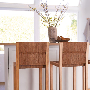 textura counter stools in kitchen
