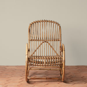 Vintage Rattan Juliette Rocking Chair