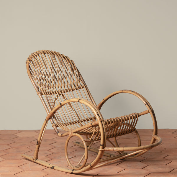 Vintage Rattan Easy Chair – Stowaway London