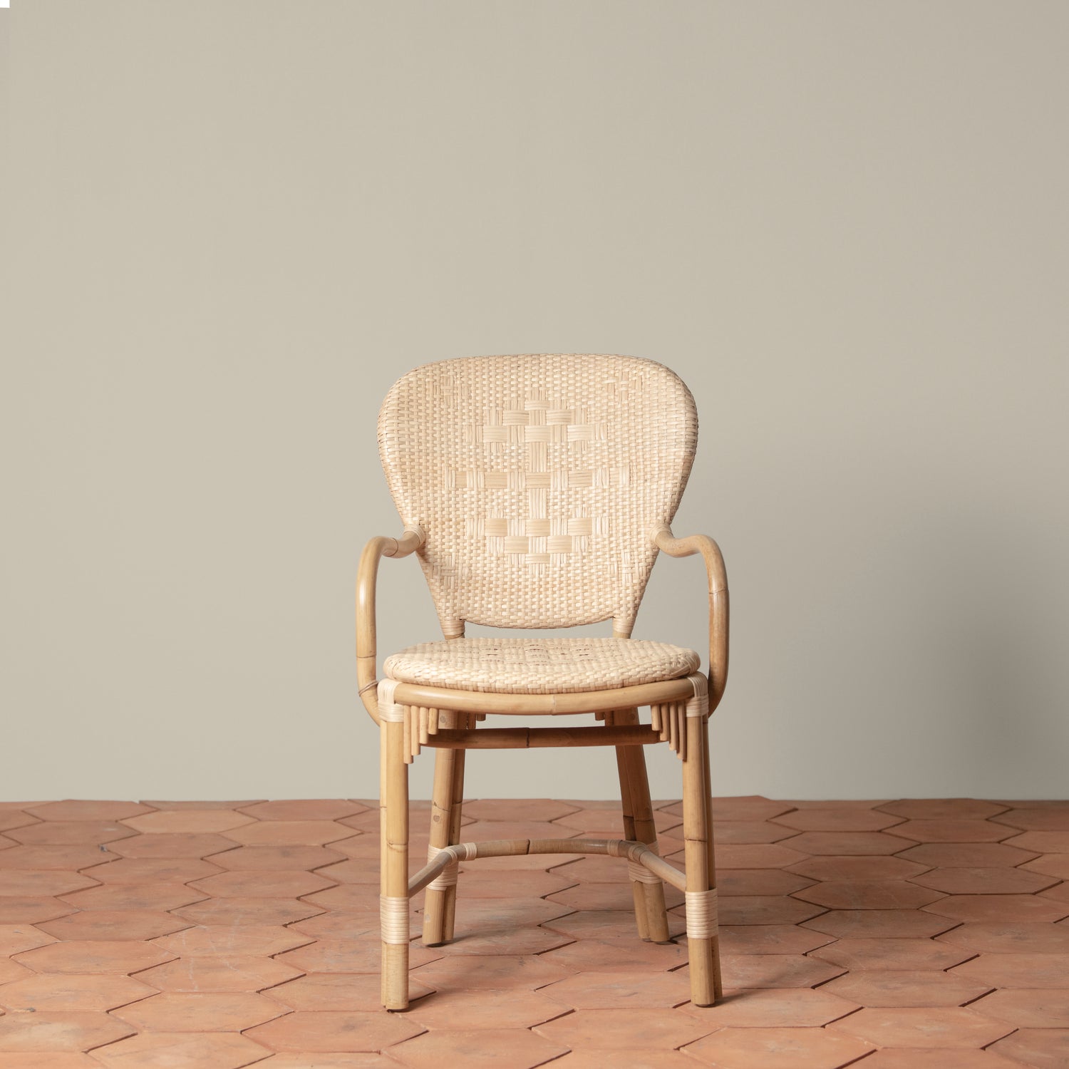 fota bistro chair in natural front