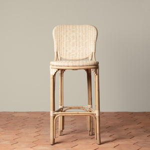 fota bistro bar stool in natural front