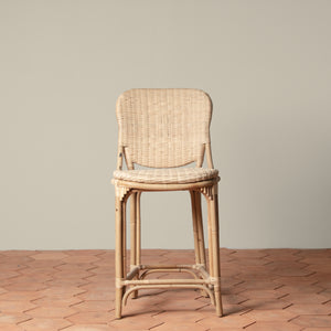 fota bistro counter stool in natural front