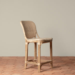 fota bistro counter stool in natural angle