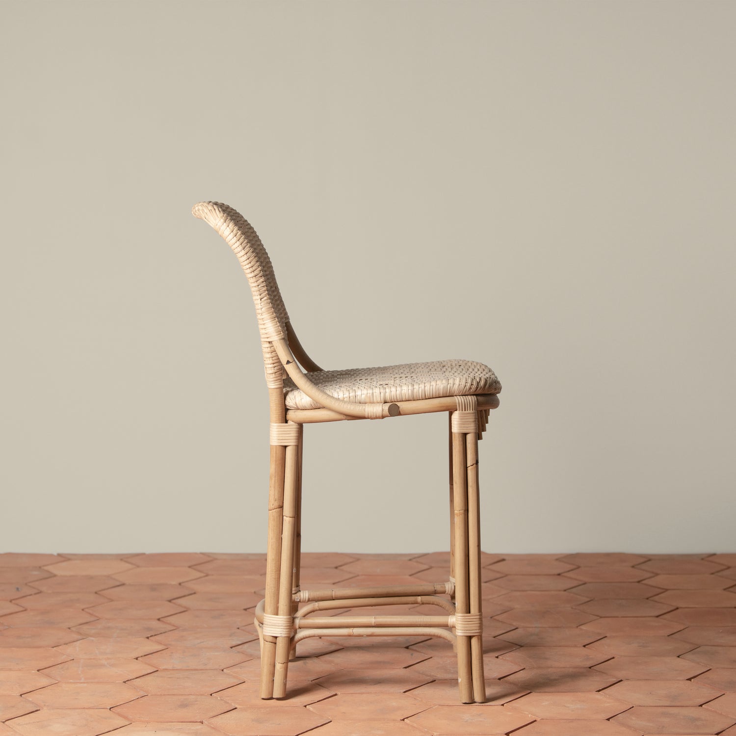 fota bistro counter stool in natural side