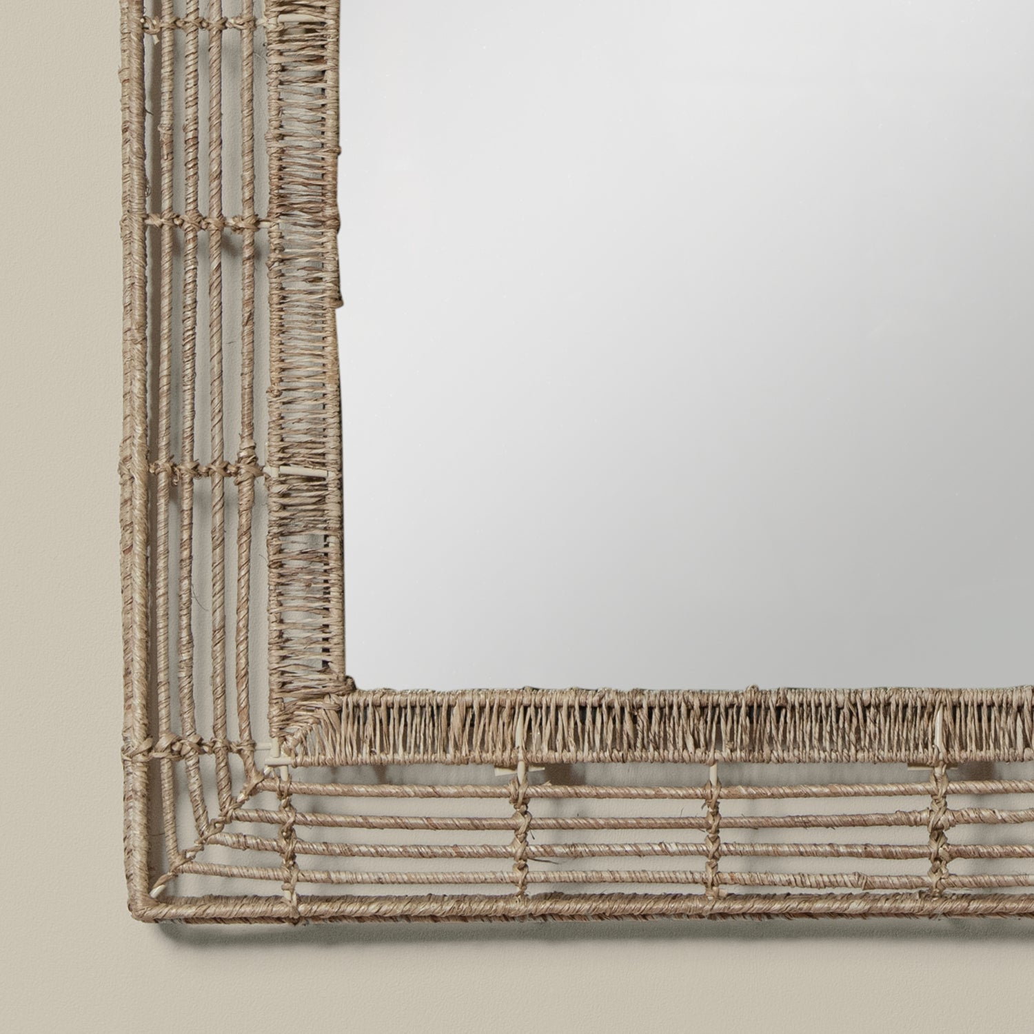 beehive rectangular mirror detail