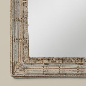 beehive rectangular mirror detail