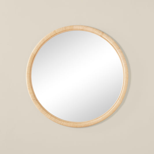 paloma large round mirror front